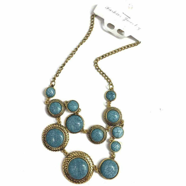 Blue Stone Necklace - Silvana Boutique