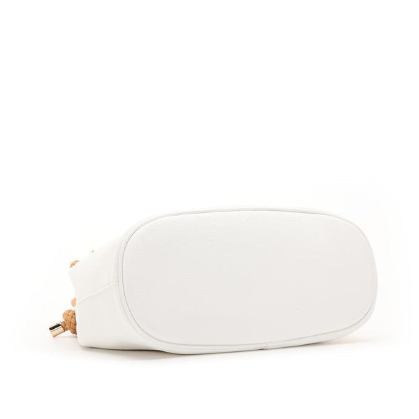 Braided handle shopper bag - Silvana Boutique