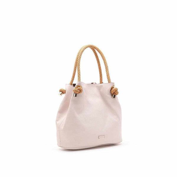 Braided handle shopper bag - Silvana Boutique