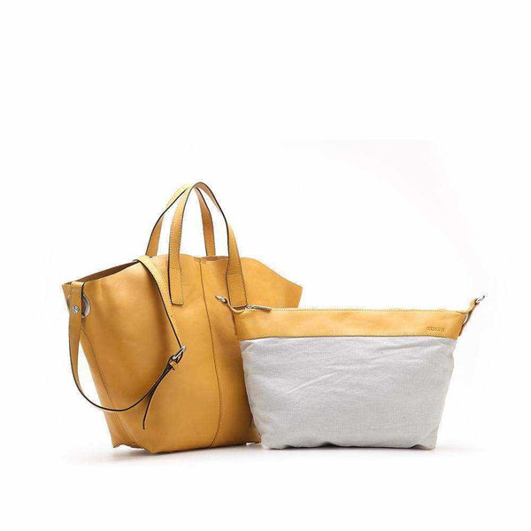 Premium leather shopper bag - Silvana Boutique