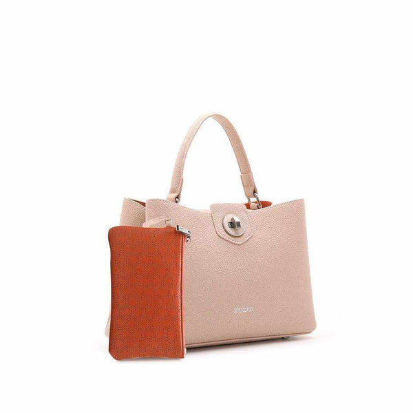 Smart Lady Bag with detachable cross-strap, elegant granulated design, and secure clasp.