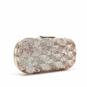 Golden clutch purse - Silvana Boutique