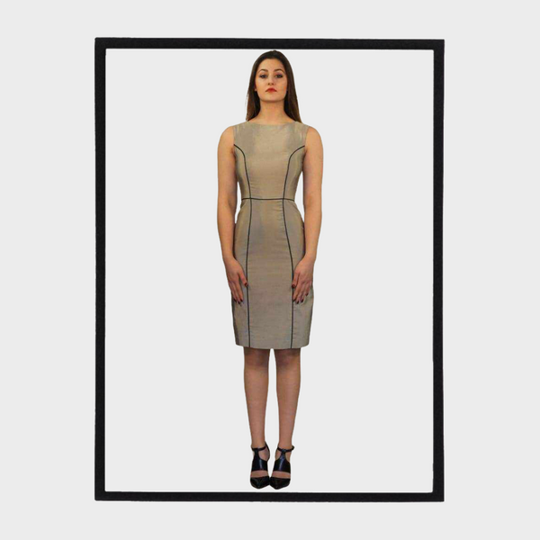 shift dress grey