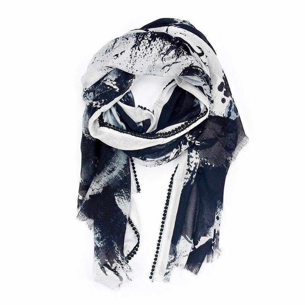 Monochrome Scarf - Silvana Boutique