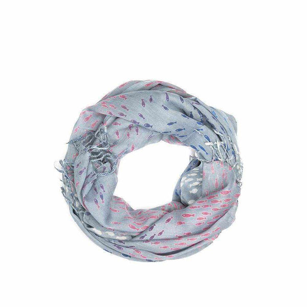 Ombre Fish Scarf - Silvana Boutique