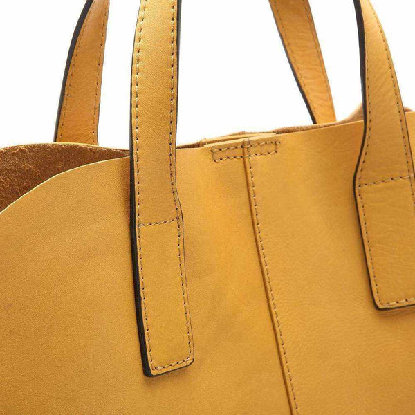 Premium leather shopper bag - Silvana Boutique