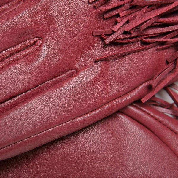 Raffaella leather gloves - Silvana Boutique