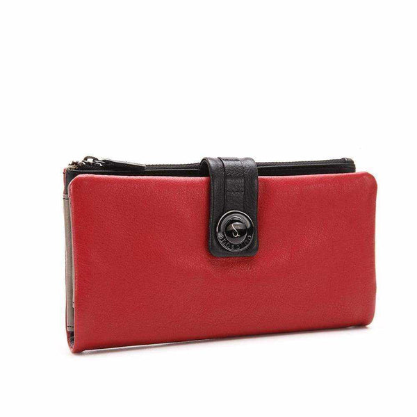 Silva extra large leather wallet - Silvana Boutique